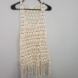 Charming Charlie Crochet Tank